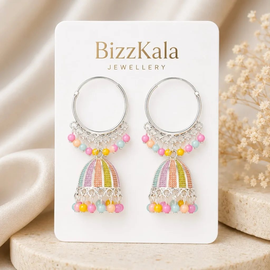 Multicolor Hoop Jhumka for Women